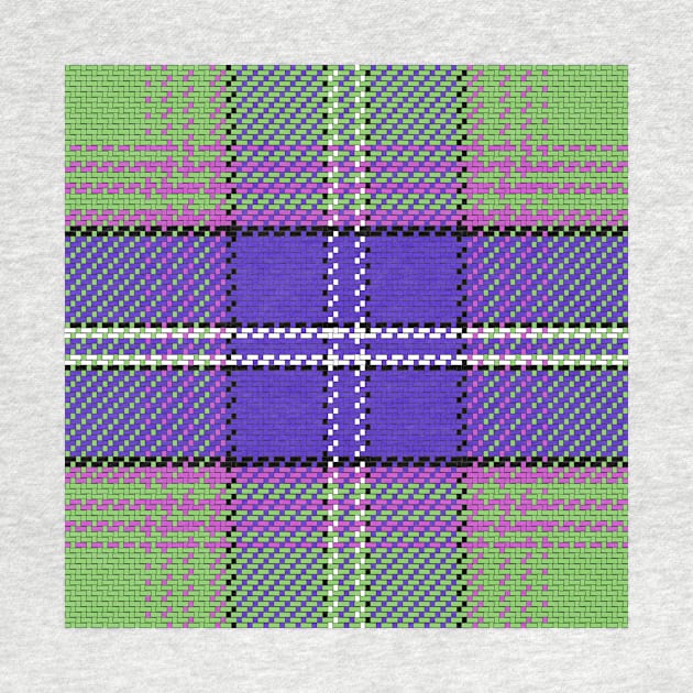 Green pattern Scottish tartan by kavalenkava